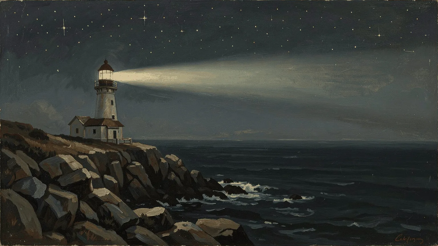 A lighthouse beam on a dark sea. All or nothing is not a crude answer; for a choice that enters linearly, it is the optimal one.