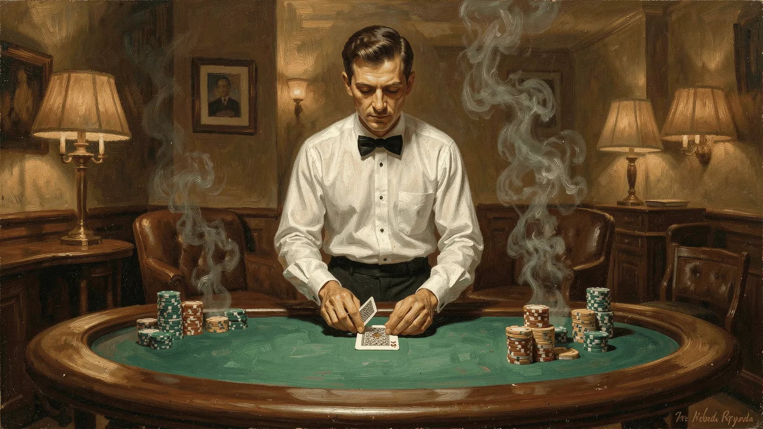 Every hand at this table is dealt from what the last hands left behind. That is the whole secret.