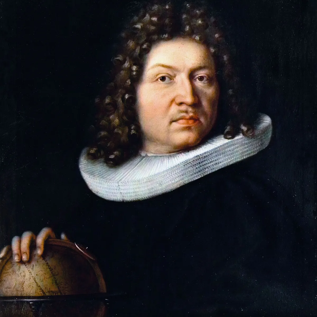 Jacob Bernoulli, painted by his brother Niklaus Bernoulli in 1687. Public domain, via Wikimedia Commons.