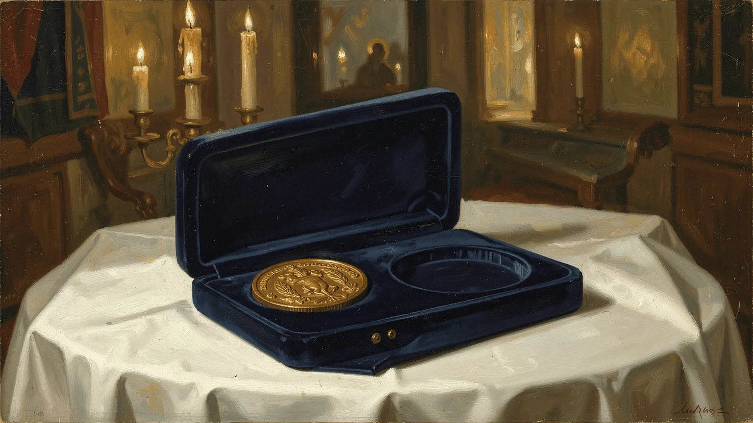 Two places in the case. He filled one.