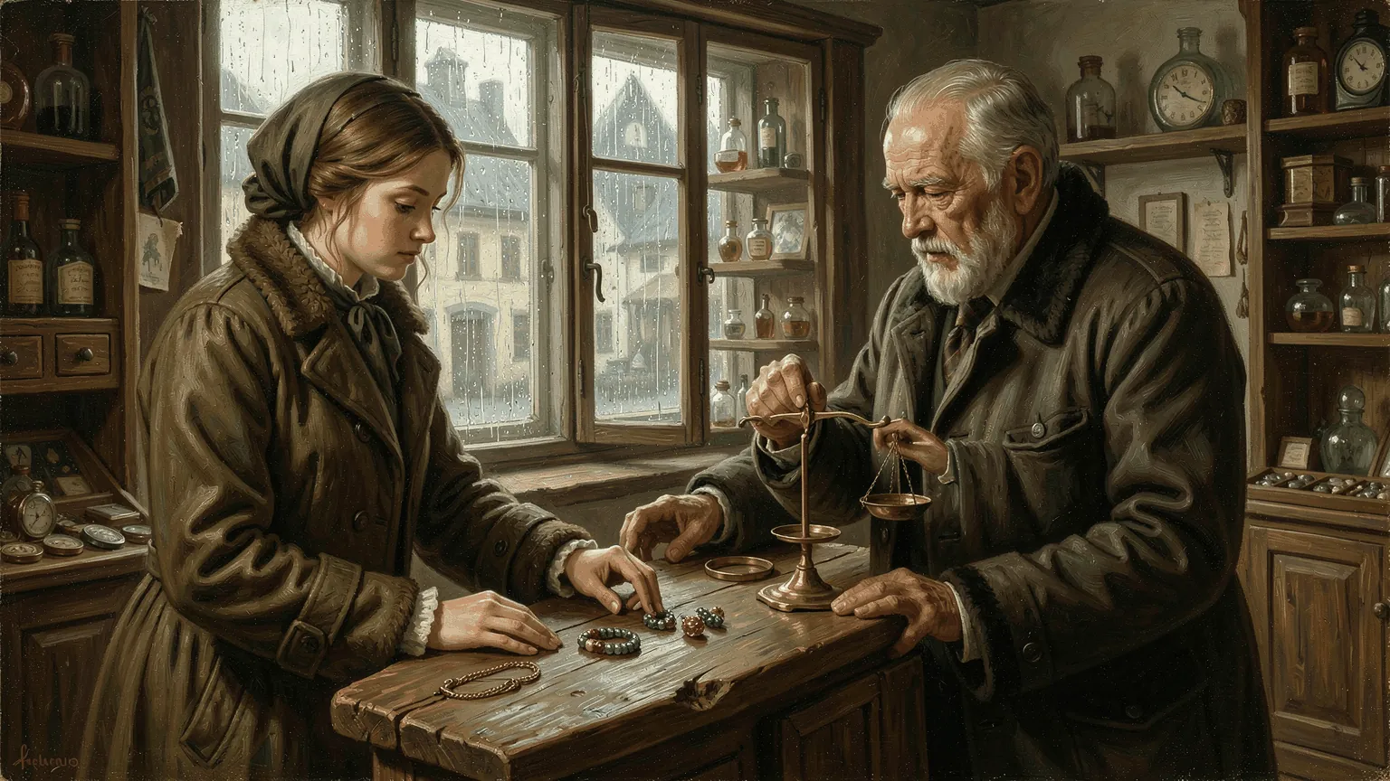 Baden-Baden, 1867. Her valuables went to the pawnbroker, and by one account her clothes after them.