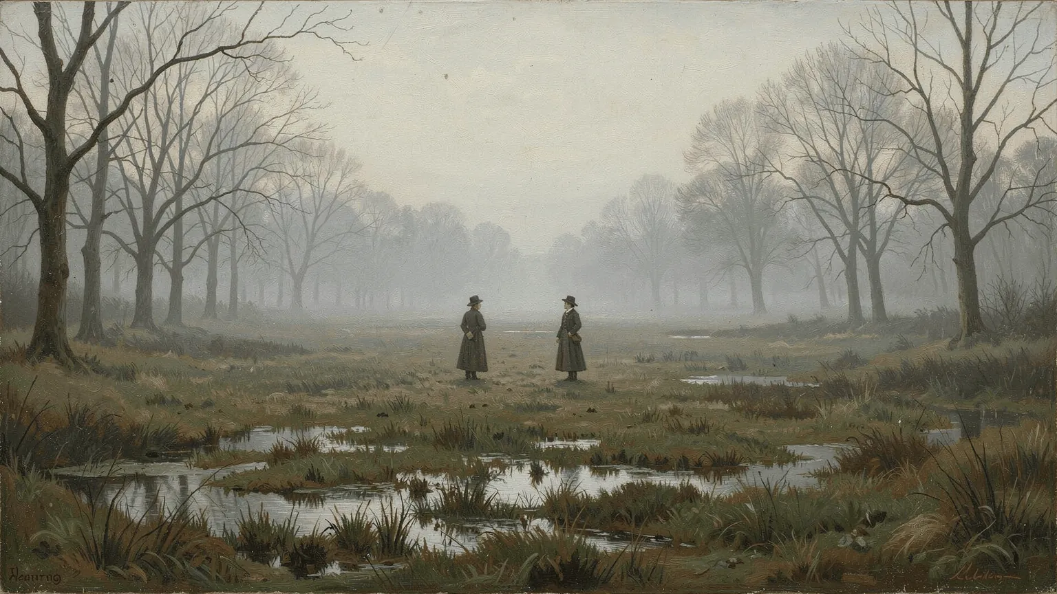 Dawn, a meadow, two men and one bullet each. The question that killed Hamilton, Galois and Pushkin had no mathematics until 1949.
